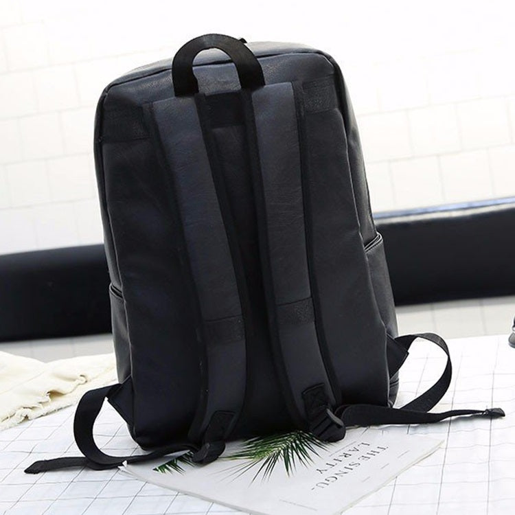 Borsa a tracolla per uomo a doppia spalla casual in pelle PU con cinturino largo