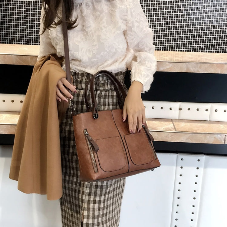 Borsa a tracolla per borsa da donna casual in PU alla moda
