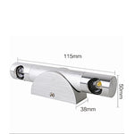 YWXLight 6W Lampada da parete con rotazione a 360 gradi Luce notturna a LED, CA 110-240 V