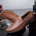 Scarpe casual in pelle casual traspiranti e comode a testa tonda, 38, 39, 40, 41, 42, 43, 44, 45, 46, 47