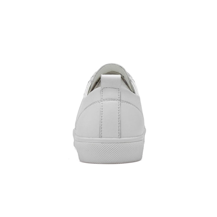 Scarpe casual da uomo semplici in tinta unita con tomaia in pelle microfibra, 38, 39, 40, 41, 42, 43