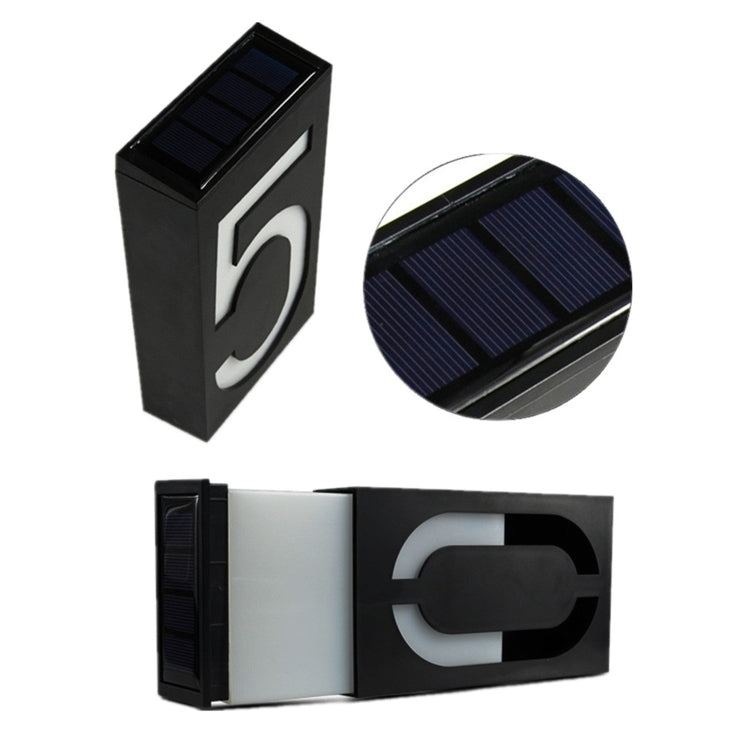 Lampada solare da parete 6 LED IP65 per esterni