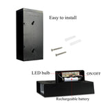 Lampada solare da parete 6 LED IP65 per esterni