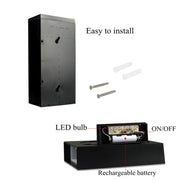 Lampada solare da parete 6 LED per esterni IP65