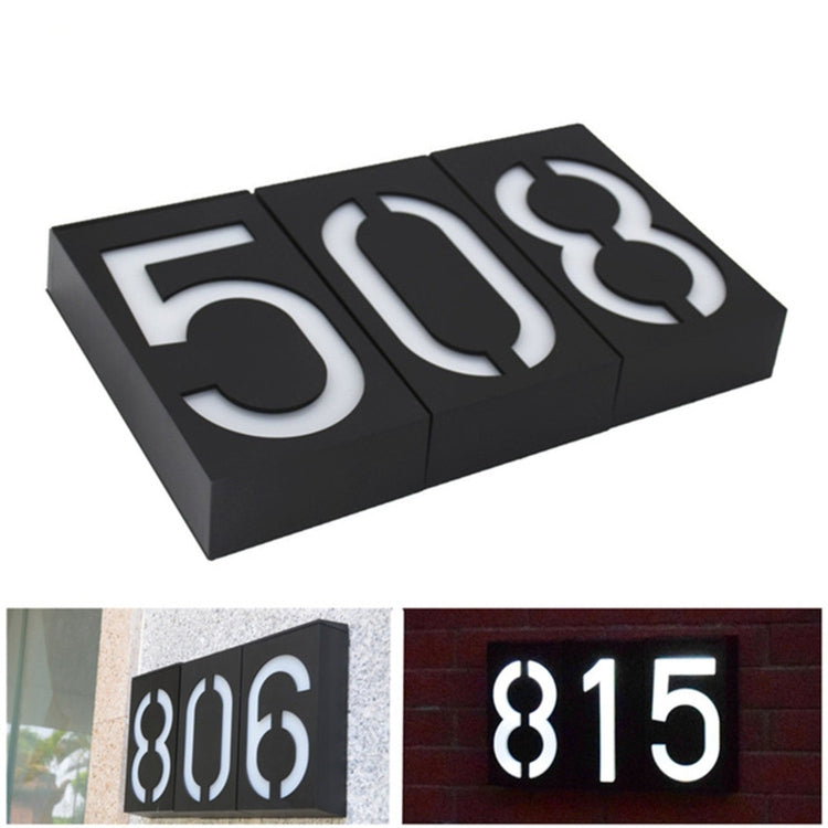 Lampada solare da parete 6 LED IP65 per esterni