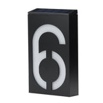 Lampada solare da parete 6 LED IP65 per esterni