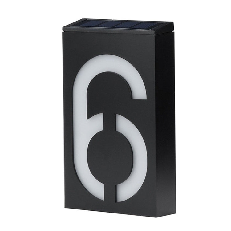 Lampada solare da parete 6 LED IP65 per esterni