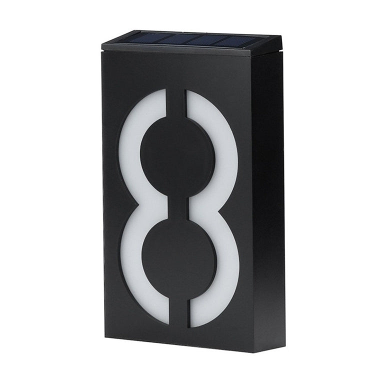 Lampada solare da parete 6 LED IP65 per esterni