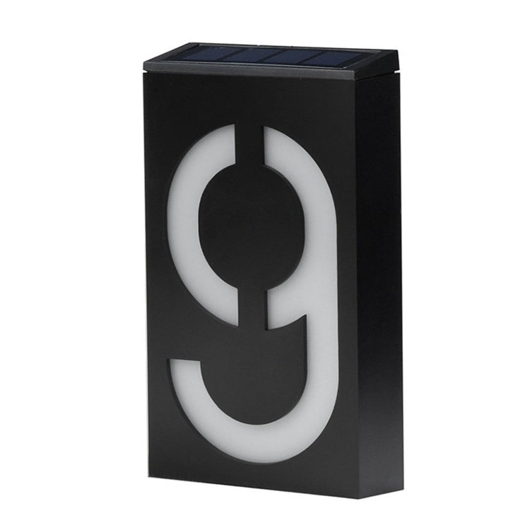 Lampada solare da parete 6 LED IP65 per esterni