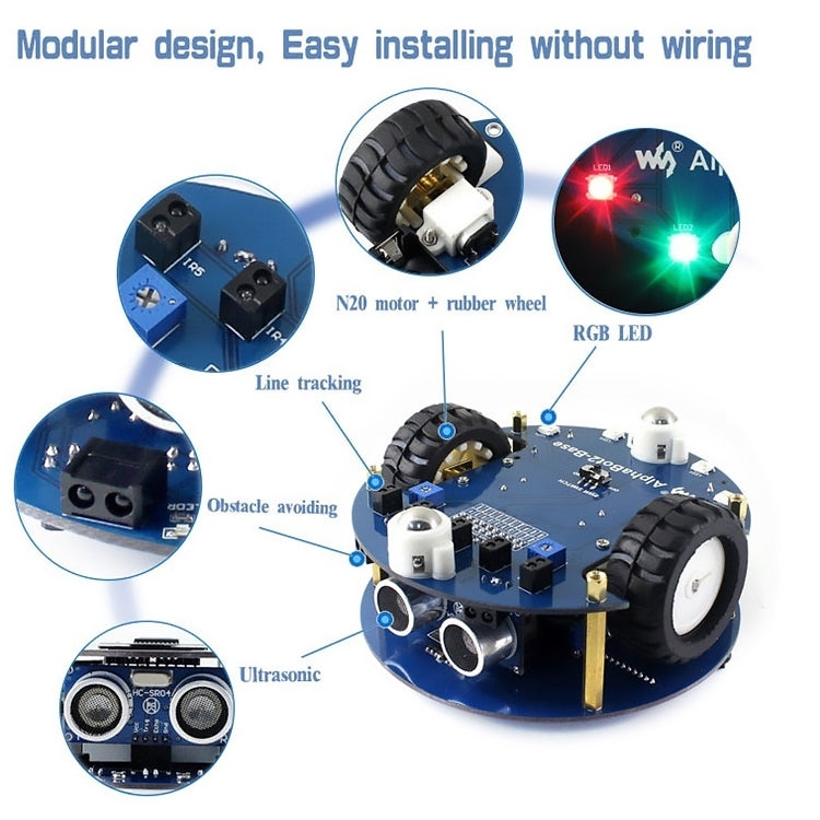 Kit robot AlphaBot2 per Arduino senza controller