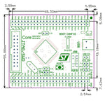 Scheda centrale Waveshare Core103V STM32F1 12x6 cm