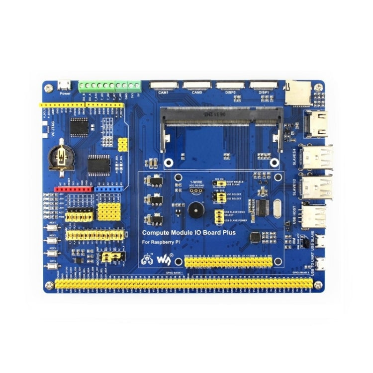 Waveshare Compute Module IO Board Plus per Raspberry Pi CM3 / CM3L / CM3+ / CM3+L, For Raspberry Pi CM3