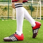 Scarpe da calcio in PU comode e leggere per bambini e adulti, 31, 32, 33, 34, 35, 36, 37, 38, 39, 40, 41, 42, 43