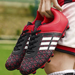 Scarpe da calcio in PU comode e leggere per bambini e adulti, 31, 32, 33, 34, 35, 36, 37, 38, 39, 40, 41, 42, 43