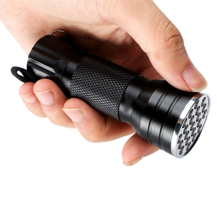YWXLight UV 21 LED 395NM Ultra Violet Torch LED Torcia Rilevatore di lampade per macchie di urina di animali domestici