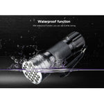 YWXLight UV 21 LED 395NM Ultra Violet Torch LED Torcia Rilevatore di lampade per macchie di urina di animali domestici