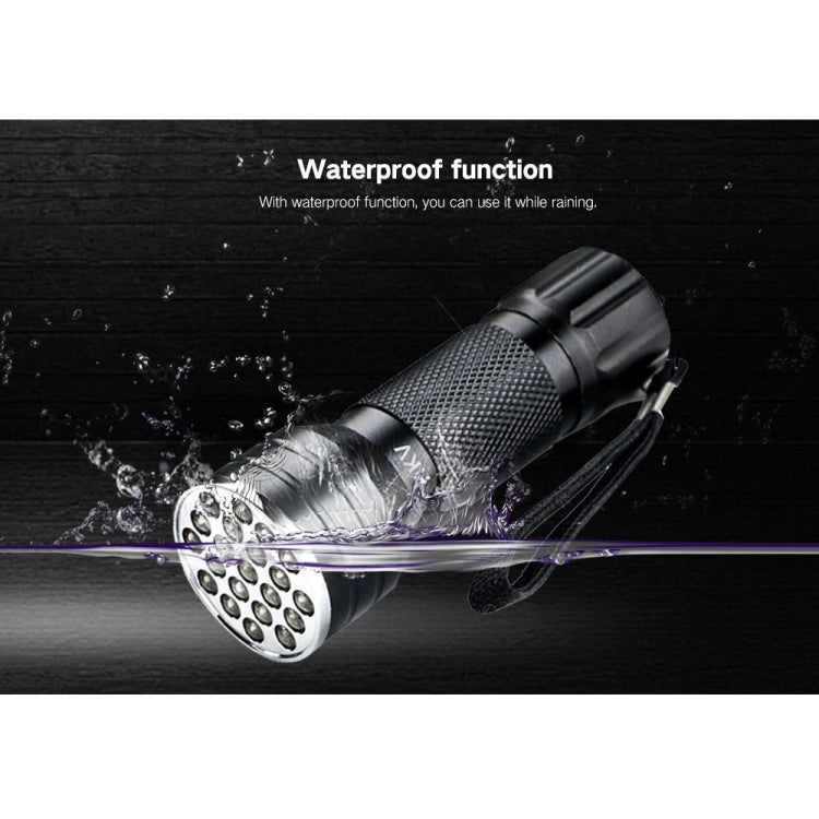 YWXLight UV 21 LED 395NM Ultra Violet Torch LED Torcia Rilevatore di lampade per macchie di urina di animali domestici