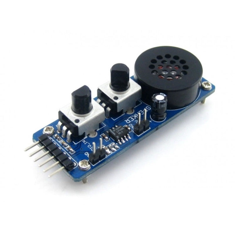 Scheda di test analogica con amplificatore audio LM386M