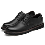 Scarpe casual da uomo in pelle bovina di primo strato tinta unita a testa tonda, 36, 37, 38, 39, 40, 41, 42, 43, 44, 45, 46, 47, 48