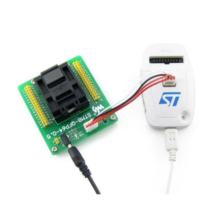 Waveshare STM8-QFP64-0.5, adattatore programmatore