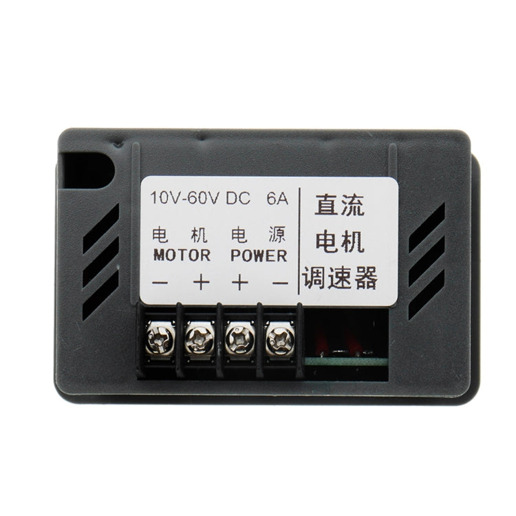Regolatore velocità motore DC 6A 10-60V 12-48V