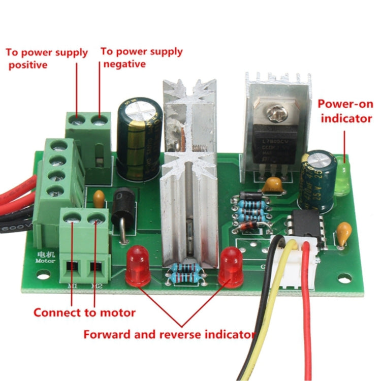 Regolatore velocità motore DC 6-30V 200W PWM LDTR-WG0266