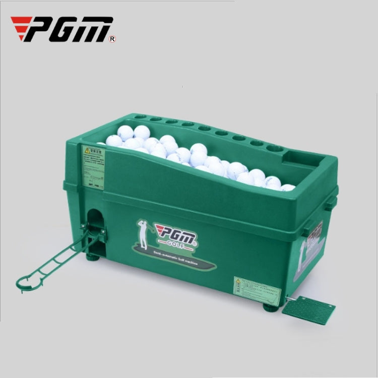 PGM Indoor Golf Macchina per palline automatica multifunzione a grande capacità con portapacchi, 60x33x27cm Grey, 60x33x27cm Green