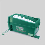 PGM Indoor Golf Macchina per palline automatica multifunzione a grande capacità con portapacchi, 60x33x27cm Grey, 60x33x27cm Green