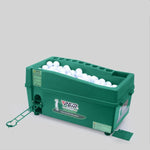 PGM Indoor Golf Macchina per palline automatica multifunzione a grande capacità con portapacchi, 60x33x27cm Grey, 60x33x27cm Green