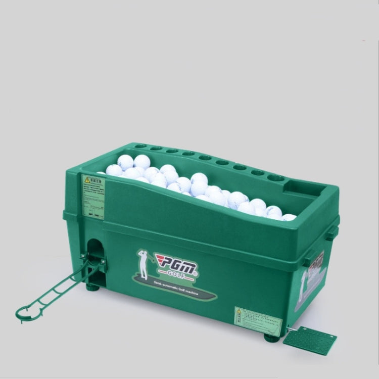PGM Indoor Golf Macchina per palline automatica multifunzione a grande capacità con portapacchi, 60x33x27cm Grey, 60x33x27cm Green