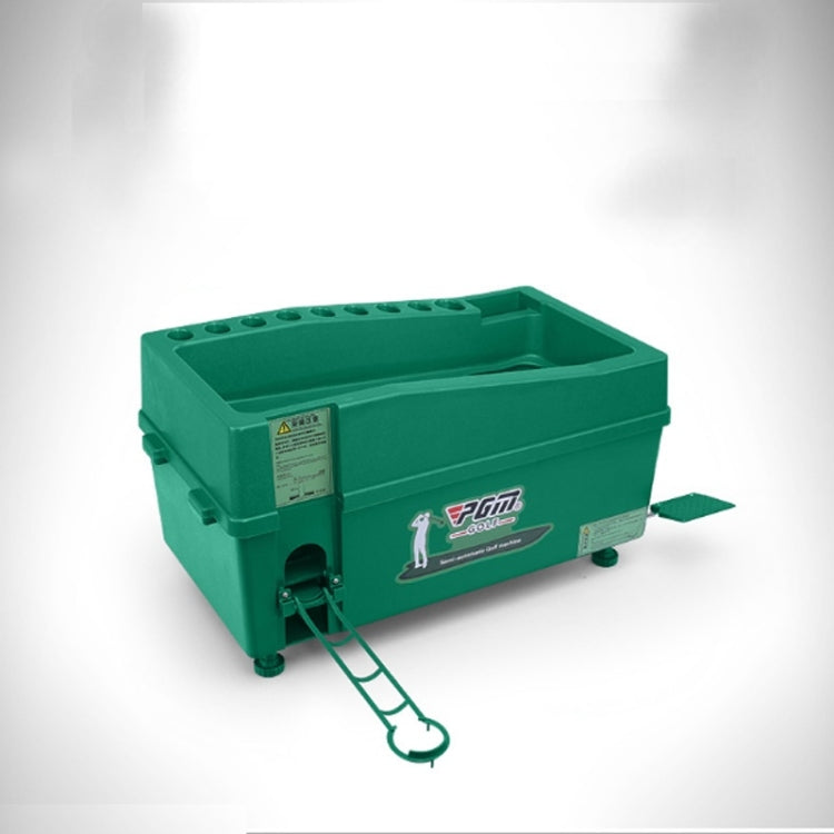 PGM Indoor Golf Macchina per palline automatica multifunzione a grande capacità con portapacchi, 60x33x27cm Grey, 60x33x27cm Green