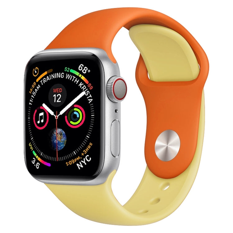 Cinturino in silicone a doppio colore per Apple Watch Series 3 & 2 & 1 42mm (azzurro + rosa chiaro)