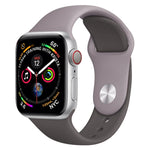 Cinturino in silicone a doppio colore per Apple Watch Series 3 & 2 & 1 42mm (azzurro + rosa chiaro)