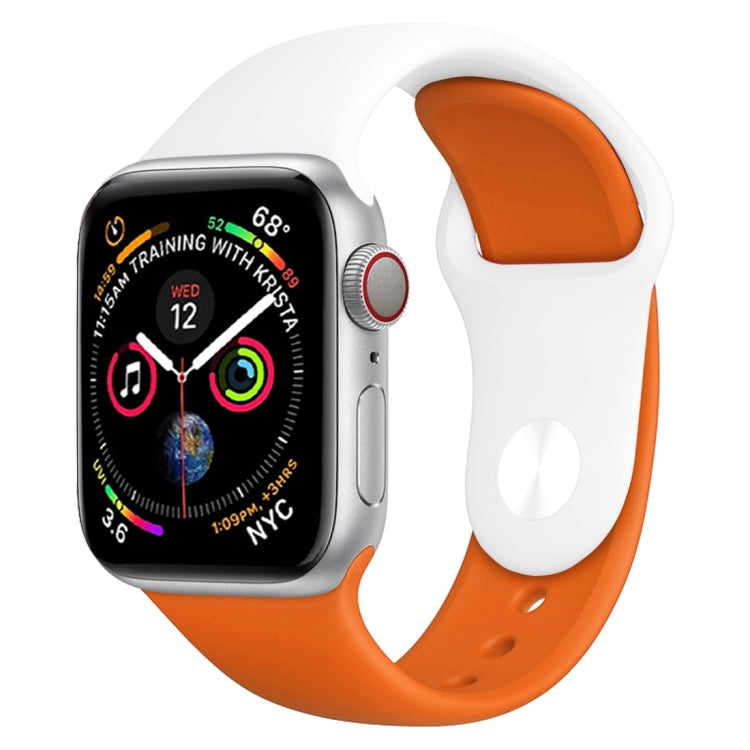 Cinturino in silicone bicolore per Apple Watch 38mm