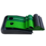 PGM 3m Golf Indoor Swing Grip Putting Trainer Allenamento del ritmo con fairway di ritorno automatico, 3m