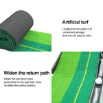 PGM 3m Golf Indoor Swing Grip Putting Trainer Allenamento del ritmo con fairway di ritorno automatico, 3m