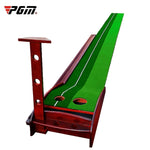 PGM 3 m Golf in legno massello Putter Trainer Practice Set Tappetino da allenamento, 3m