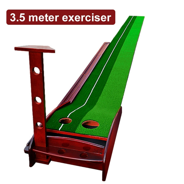 PGM 3,5 m Golf in legno massello Putter Trainer Practice Set Tappetino da allenamento, 3.5m