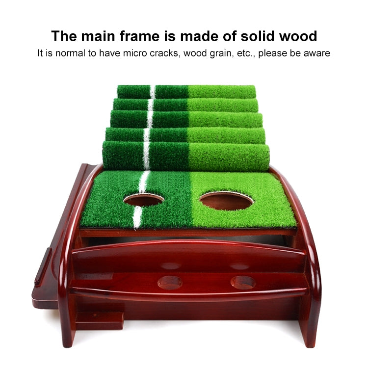 PGM 3,5 m Golf in legno massello Putter Trainer Practice Set Tappetino da allenamento, 3.5m