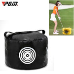 PGM Multi-Funzione Golf Power Impact Impermeabile Pratica Allenamento Smash Hit Strike Bag Trainer Esercizio Pacchetto, Dimensioni: 26 x 44 cm, HL002 Black, HL002 Yellow