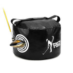 PGM Multi-Funzione Golf Power Impact Impermeabile Pratica Allenamento Smash Hit Strike Bag Trainer Esercizio Pacchetto, Dimensioni: 26 x 44 cm, HL002 Black, HL002 Yellow