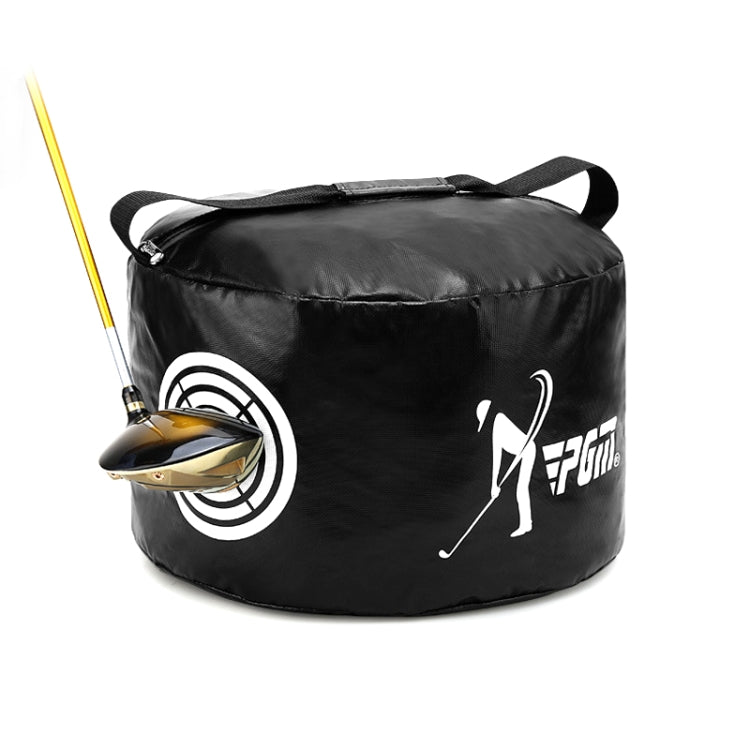 PGM Multi-Funzione Golf Power Impact Impermeabile Pratica Allenamento Smash Hit Strike Bag Trainer Esercizio Pacchetto, Dimensioni: 26 x 44 cm, HL002 Black, HL002 Yellow