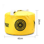PGM Multi-Funzione Golf Power Impact Impermeabile Pratica Allenamento Smash Hit Strike Bag Trainer Esercizio Pacchetto, Dimensioni: 26 x 44 cm, HL002 Black, HL002 Yellow