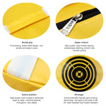 PGM Multi-Funzione Golf Power Impact Impermeabile Pratica Allenamento Smash Hit Strike Bag Trainer Esercizio Pacchetto, Dimensioni: 26 x 44 cm, HL002 Black, HL002 Yellow
