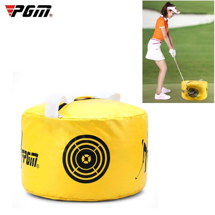 PGM Multi-Funzione Golf Power Impact Impermeabile Pratica Allenamento Smash Hit Strike Bag Trainer Esercizio Pacchetto, Dimensioni: 26 x 44 cm, HL002 Black, HL002 Yellow