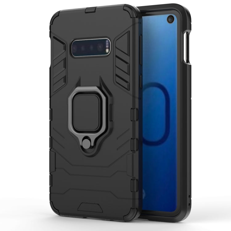 Custodia antiurto PC TPU per Galaxy S10e con anello magnetico