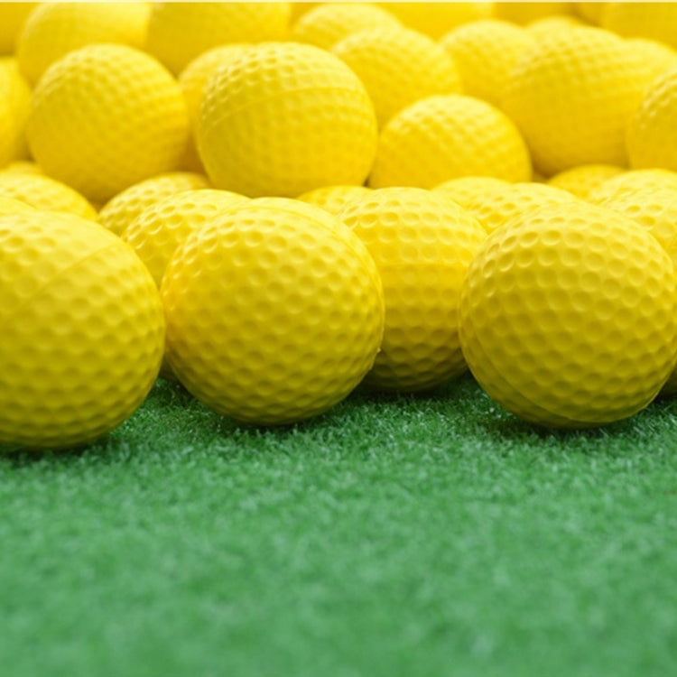 PGM 10 PCS Palla da golf in gomma per interni, 10PCS Rubber Ball Yellow