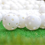 PGM 10 PCS Palla da Golf per Esercizi Indoor, 10PCS Hollow Ball White, 10PCS Hollow Ball Yellow