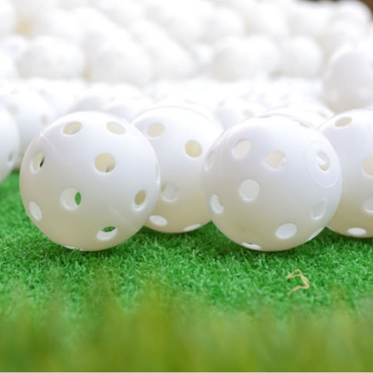 PGM 10 PCS Palla da Golf per Esercizi Indoor, 10PCS Hollow Ball White, 10PCS Hollow Ball Yellow