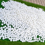 PGM 10 PCS Palla da Golf per Esercizi Indoor, 10PCS Hollow Ball White, 10PCS Hollow Ball Yellow